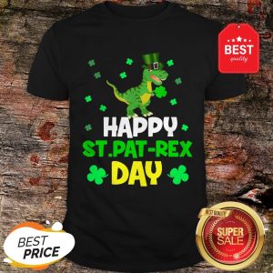 Happy St. Pat T-Rex Day Dinosaur St. Patrick’s Day Shirt