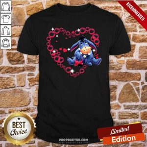 Original Eeyore Heart Valentines Day Shirt
