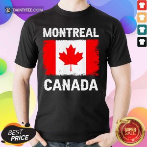 Montreal Canada Flag Shirt