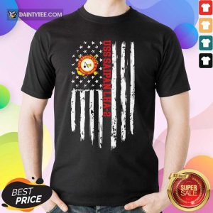 Uss Saipan LHA-2 American Flag Shirt