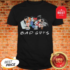 Nice Dc Characters Bad Guys Friends Shirt