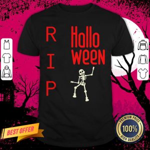 Halloween Human Skeleton RIP Muertos Day Of The Dead Shirt