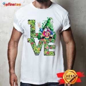 Love Hippie Gnome Happy St Patrick’s Day Shirt