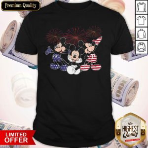 Awesome Mickey Mouse Happy The 4th Of July Merica Shirt