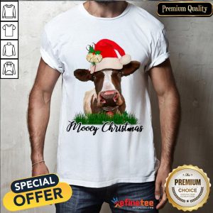 Awesome Santa Cow Mooey Christmas Shirt