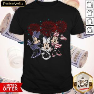 Funny Mickey Mouse Happy The 4th Of July Merica Shirt