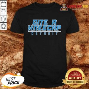 Official Bite A Kneecap Detroit Football Shirt