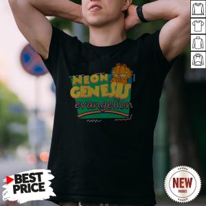 Garfield Neon Genesis Evangelion Shirt