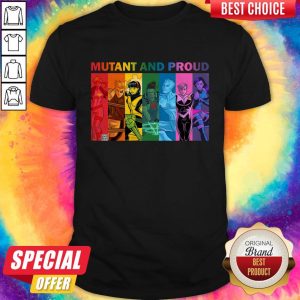 Good Quality LGBT Mutant And Proud Pin On Xmen Shirt