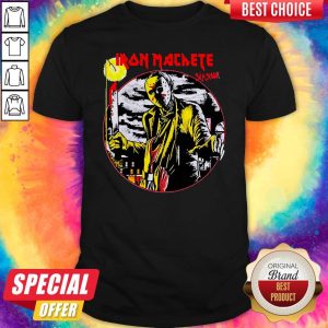 Nice Jason Voorhees Iron Machete Slasher Shirt