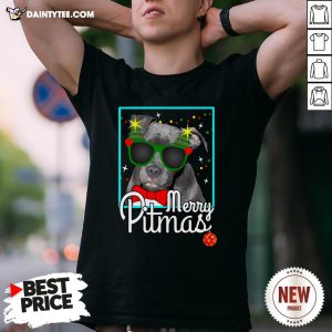 Premium Pitbull Merry Pitmas Shirt