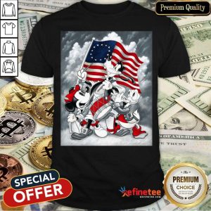 Disney American Flag 4th Of July Shirt