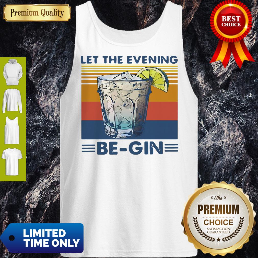 Wine Let The Evening Begin Vintage Shirt