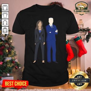 Excellent Joe Biden And Kamal Harris Modern Portrait Illustration Shirt