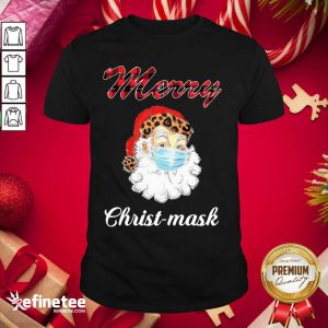 Excellent Santa Claus Face Mask Merry Christmas 2020 Shirt