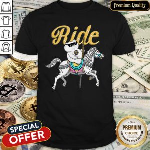 Official Ride Kitty Riding Horse LGBT Pride Shirt