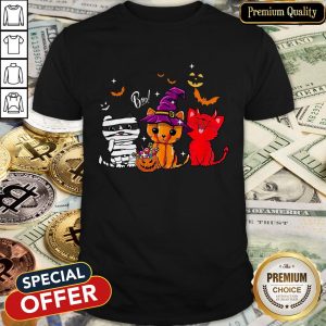 Cats Witch Boo Halloween Shirt