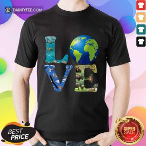 3 Love World Earth Day Shirt
