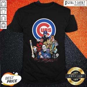In Horror Movie Characters Chicago Cubs Baseball Shirt