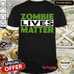 Zombie Lives Matter Halloween Witch T-Shirt