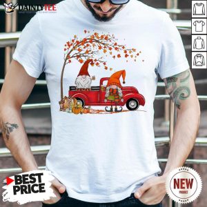 Gnomes It’s Fall Y’all Pumpkin Truck Autumn Tree Shirt