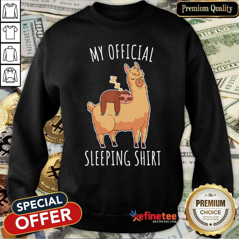 Alpaca My Official Sleeping Shirt