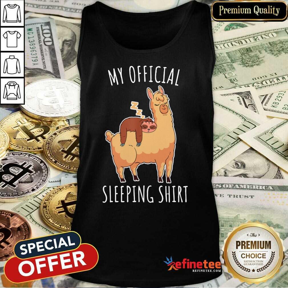 Alpaca My Official Sleeping Shirt