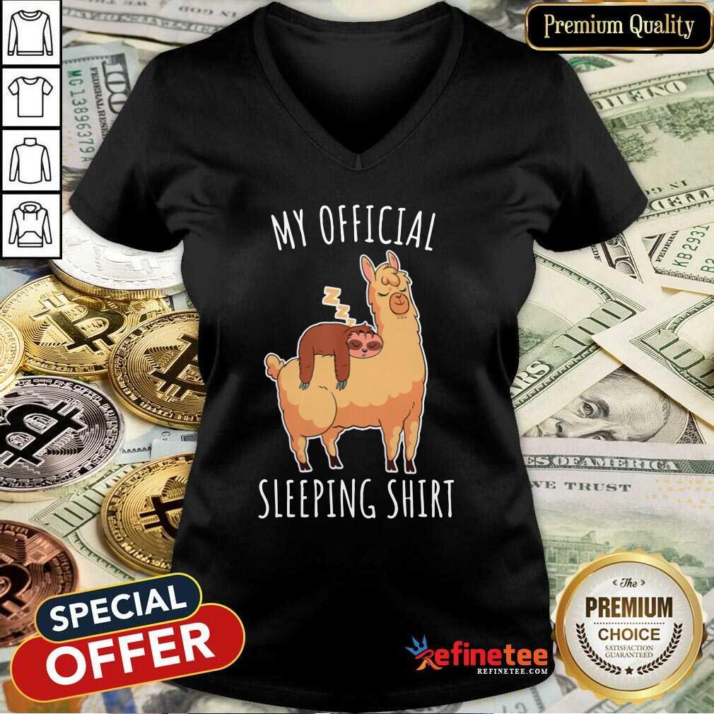 Alpaca My Official Sleeping Shirt