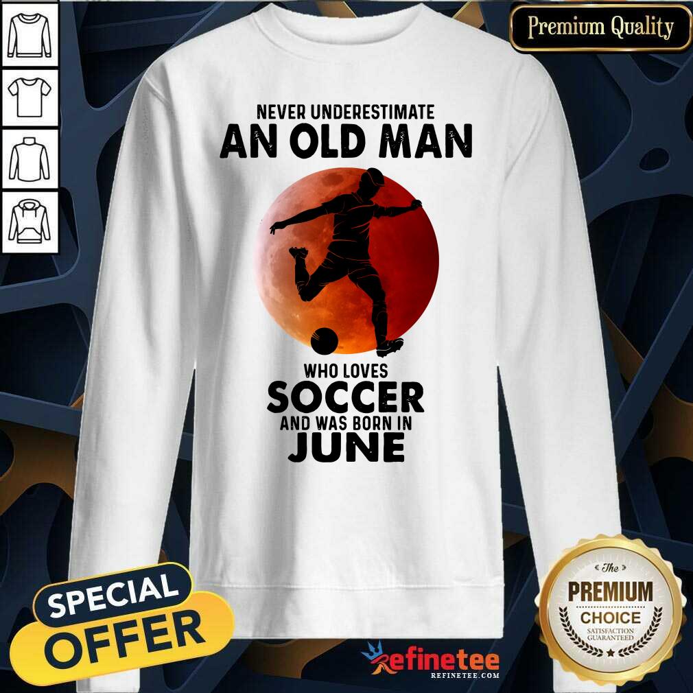 An Old Man Loves Soccer June Shirt