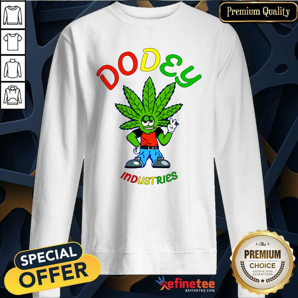 Attractive Dodey Industries Merch Weed Shirt