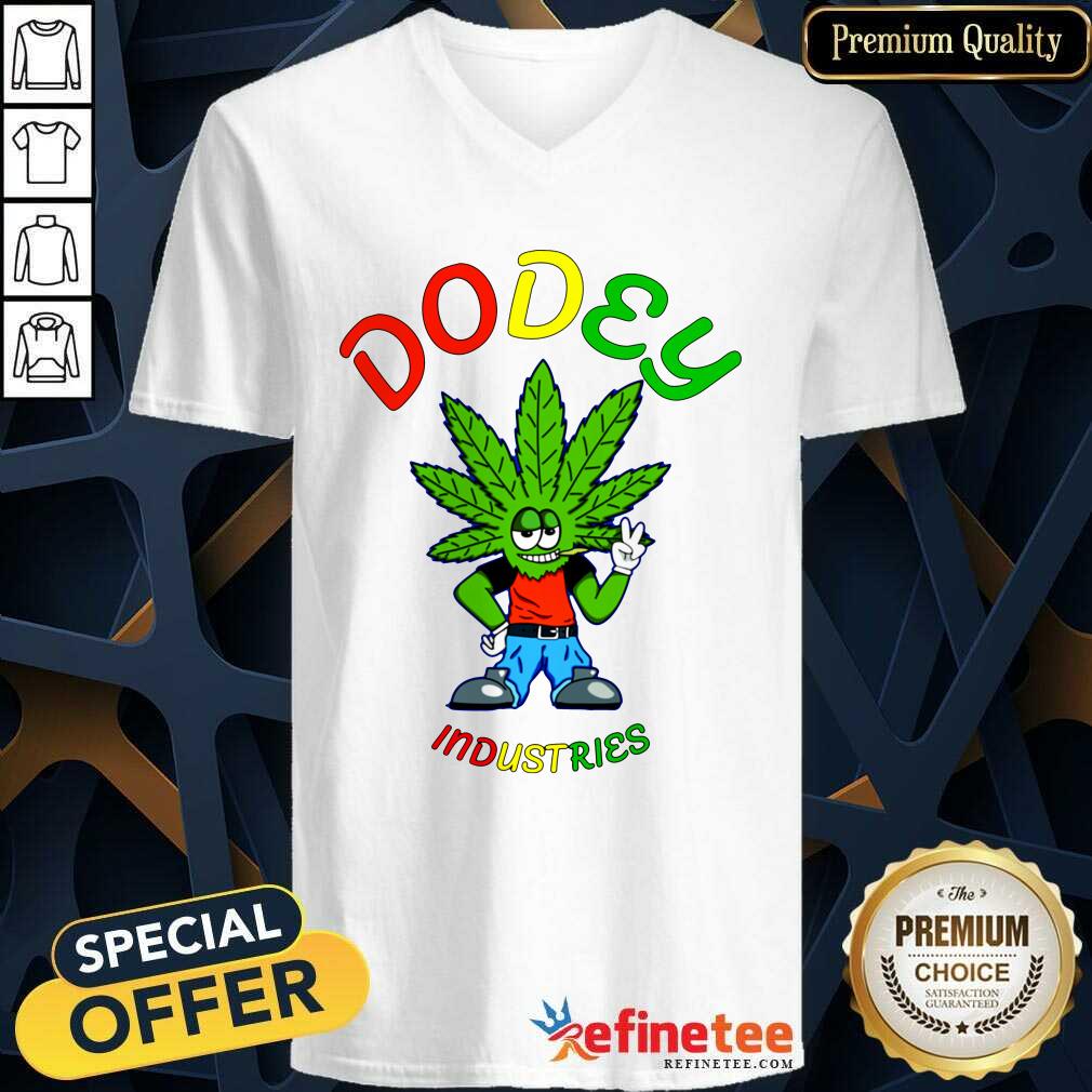 Attractive Dodey Industries Merch Weed Shirt