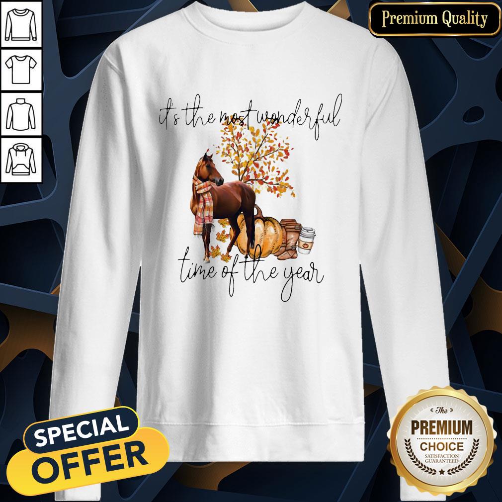 Autumn Horse It’s The Most Wonderful Time Of The Year Shirt