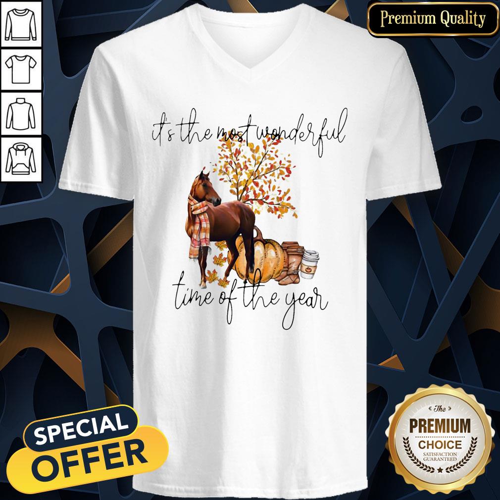Autumn Horse It’s The Most Wonderful Time Of The Year Shirt