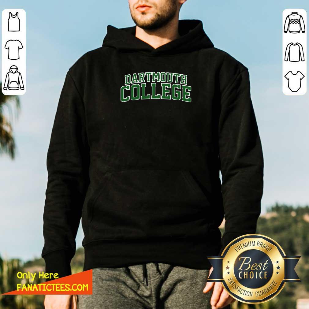Awesome Dartmouth College Green Text Shirt