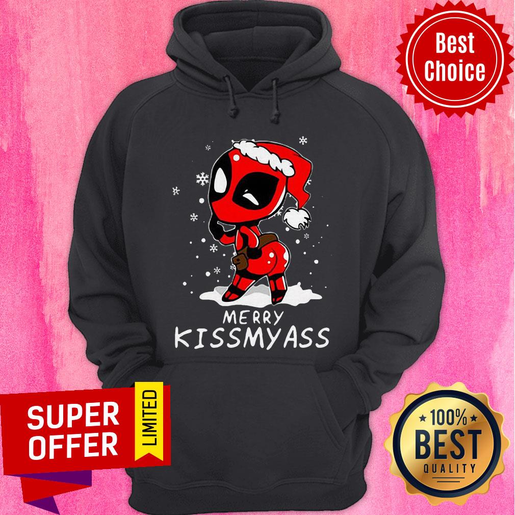 Awesome Deadpool Merry Kiss My Ass Shirt