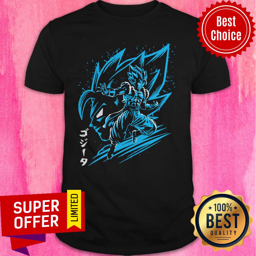 Awesome Inking Blue Fusion Gogeta Shirt