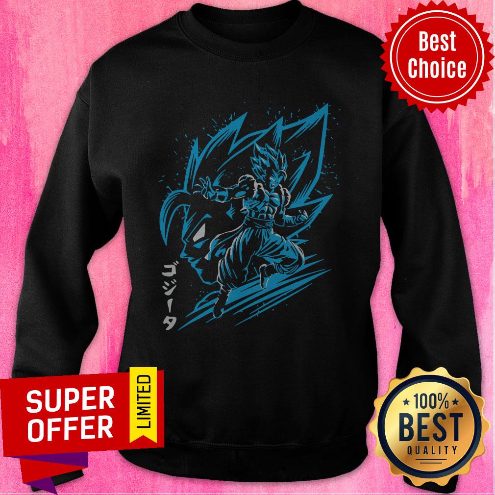 Awesome Inking Blue Fusion Gogeta Shirt