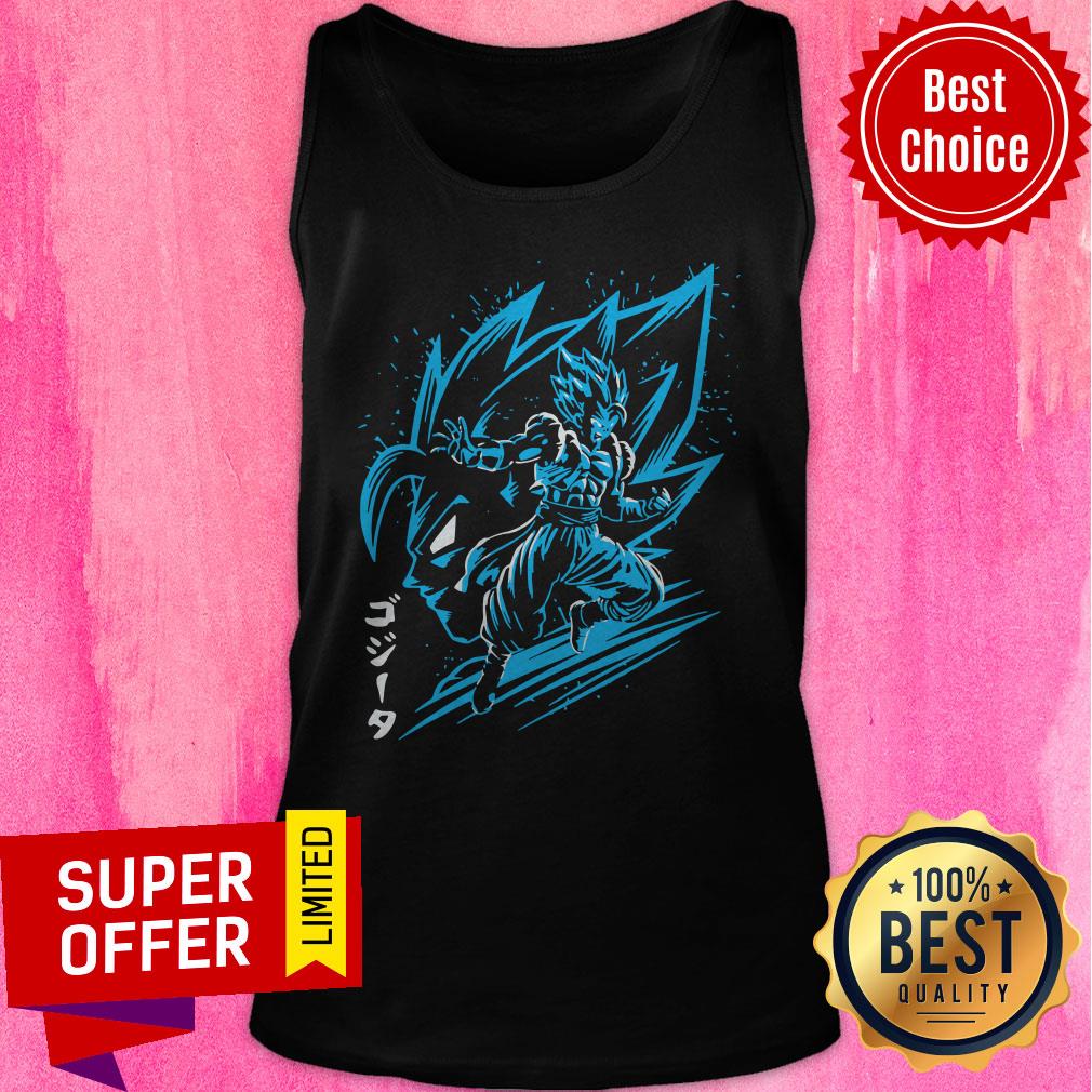 Awesome Inking Blue Fusion Gogeta Shirt