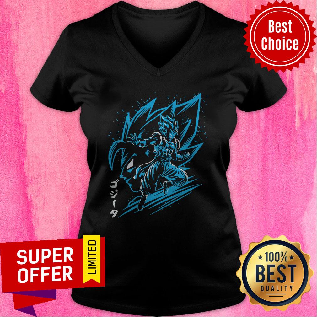 Awesome Inking Blue Fusion Gogeta Shirt