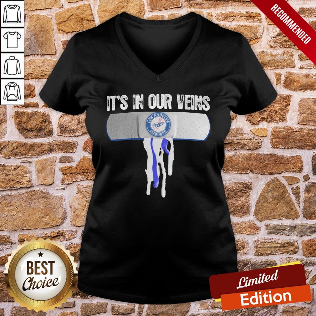 Awesome It's In Our Veins Los Angeles Dodgers Shirt