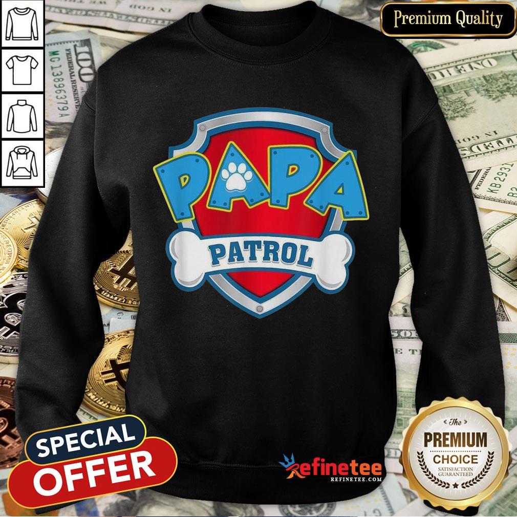 Awesome Mens Papa Patrol Dog Mom Shirt