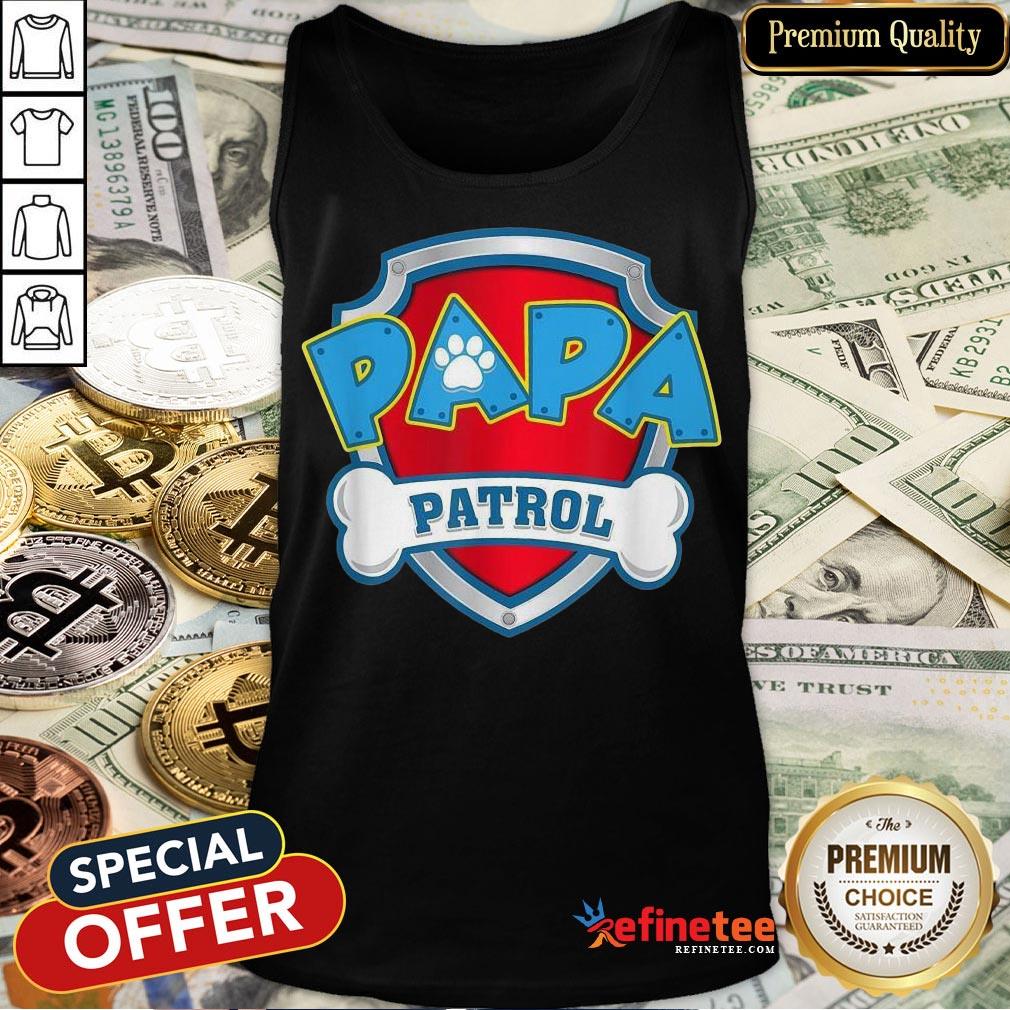 Awesome Mens Papa Patrol Dog Mom Shirt