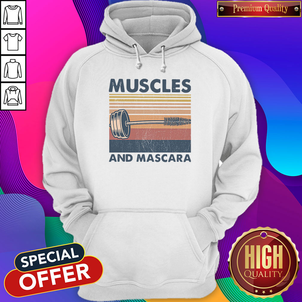 Awesome Muscles And Mascara Vintage Shirt
