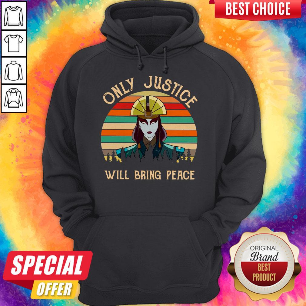 Awesome Only Justice Will Bring Peace Vintage Shirt