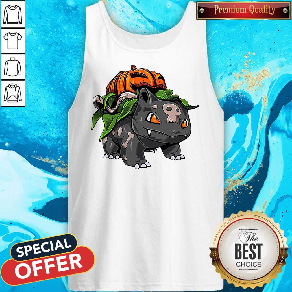 Awesome Pokemon Bulbasaur Pumpkin Halloween Shirt