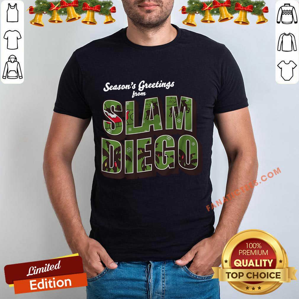 Awesome Season’s Greetings from Slam Diego Official Christmas Shirt