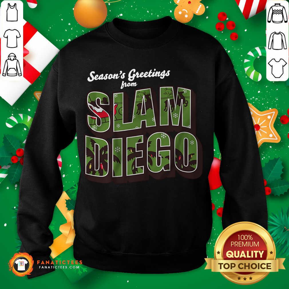 Awesome Season’s Greetings from Slam Diego Official Christmas Shirt