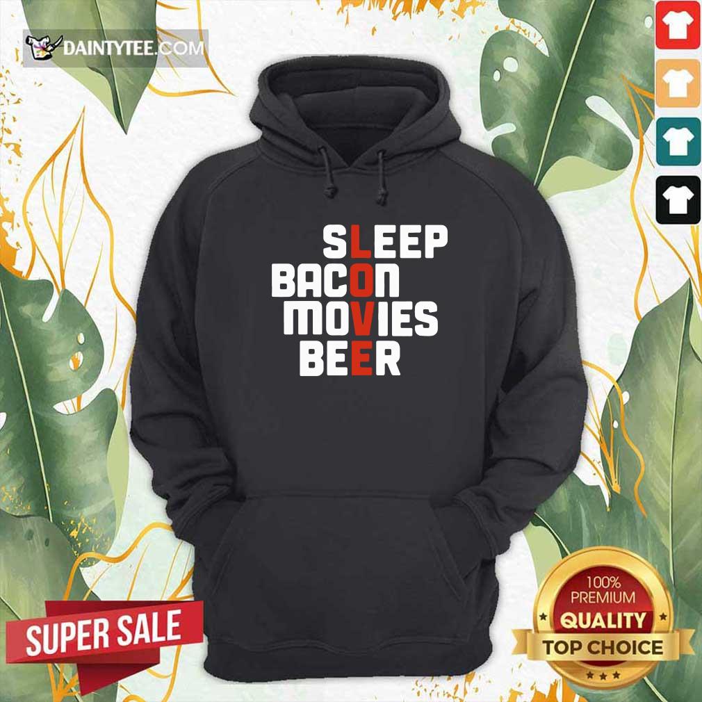 Awesome Sleep Bacon Movies Beer Shirt