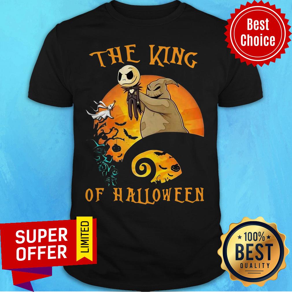 Awesome The Raptor King Skellington Halloween Shirt