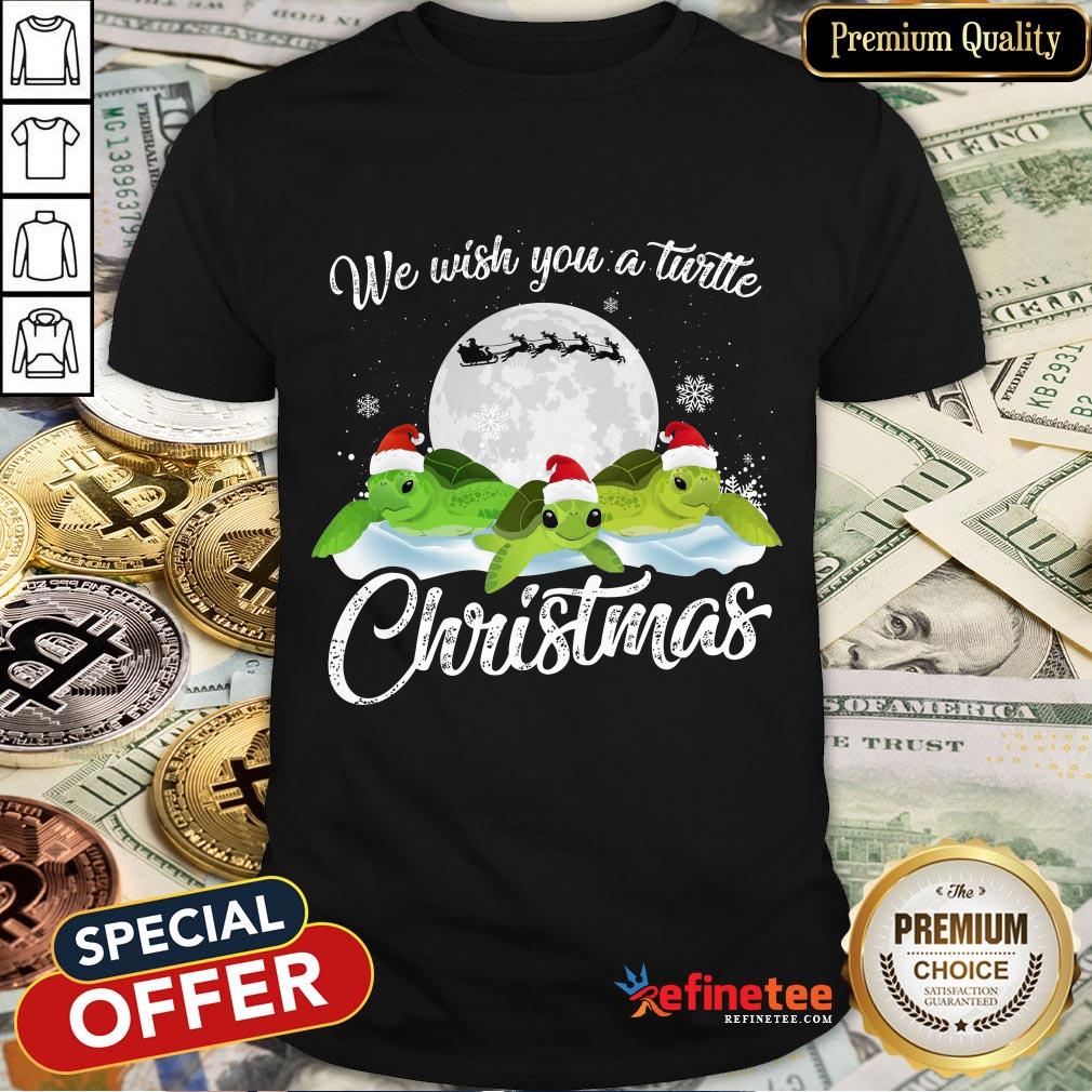 Awesome We Wish You A Turtle Christmas Shirt